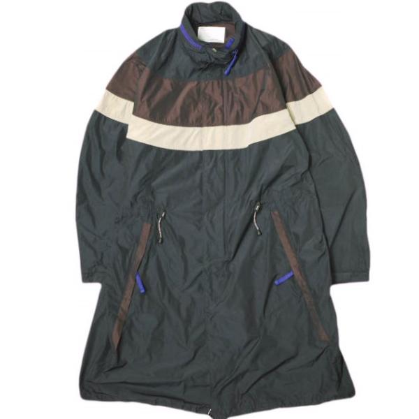 新品 kolor カラー 24SS 日本製 ナイロンスタンドカラーコート 24SCM-C08118 ...