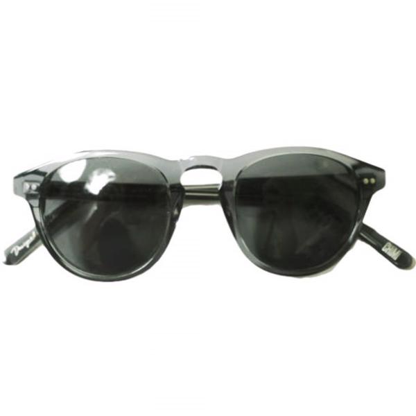 CHiMi チミ #002 GINGER ウェリントンサングラス Clear Black/Black...