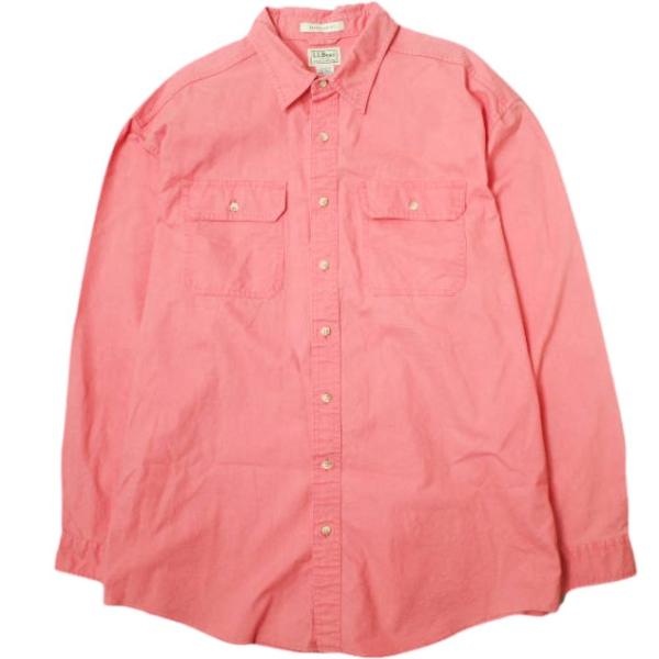 L.L.Bean エルエルビーン Men's Sunwashed Canvas Shirt Trad...
