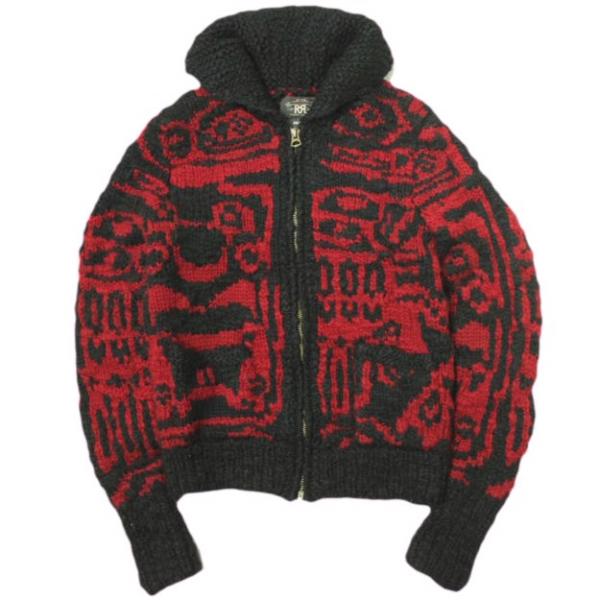 RRL ダブルアールエル HAND KNIT NATIVE SHAWL COLLAR CARDIGA...