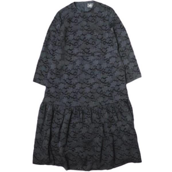 Ballsey ボールジィ 24SS 日本製 マーガレットカットジャカード フレアギャザーワンピース...