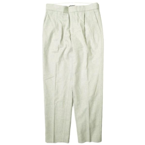 Drawer ドゥロワー 日本製 ウールフランネルパンツ 6514-236-1242 38 ライトグ...