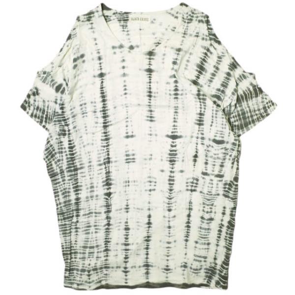 BLACK CRANE ブラッククレーン アメリカ製 タイダイ染めオープンショルダーカットソー 16...