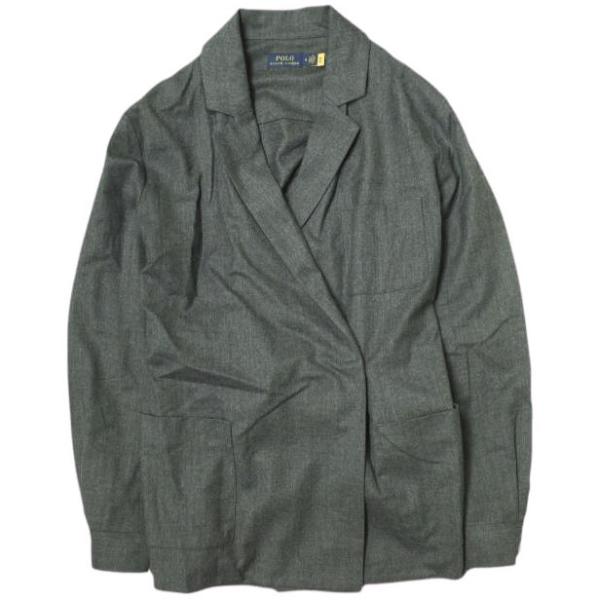 POLO RALPH LAUREN ポロラルフローレン 一枚仕立て ベルテッドダブルブレザー 0 チ...