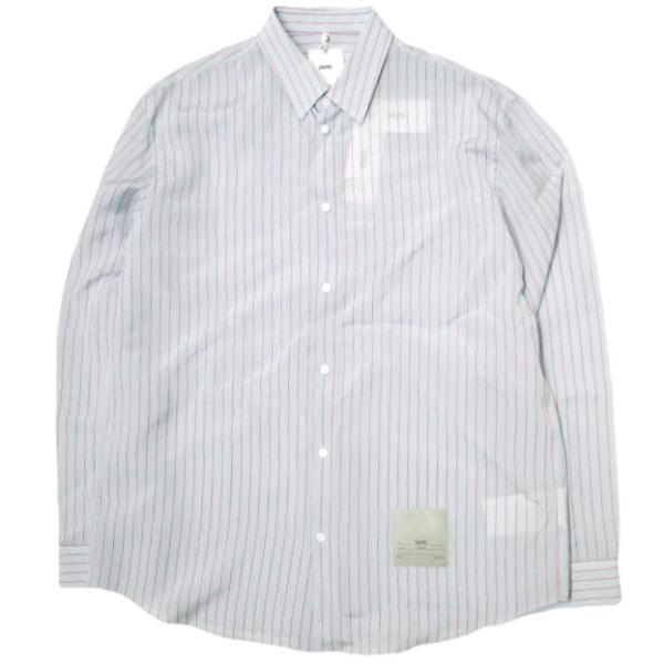 新品 OAMC オーエーエムシー 20SS SOURCE SHIRT オーバーサイズストライプシャツ...