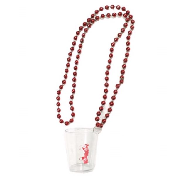 WHIMSY ウィムジー ボールチェーンネックレス RED/CLEAR アクセサリー g22922