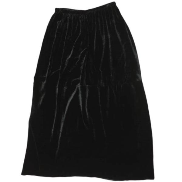 新品 BASERANGE ベースレンジ 25SS OLIN SKIRT シルクベルベットロングスカー...