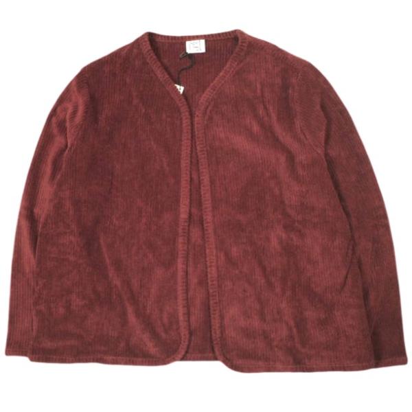 新品 BASERANGE ベースレンジ 24AW FILL JACKET テリーフリース ノーカラー...