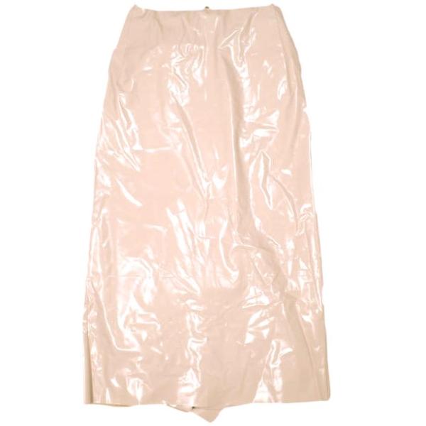 新品 N°21 ヌメロヴェントゥーノ 21SS イタリア製 エナメルペプラムスカート 5A GONN...