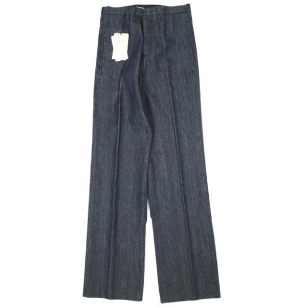 新品 N°21 ヌメロヴェントゥーノ 20SS ワンウォッシュ ワイドストレートデニムパンツ 20S...