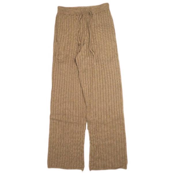 新品 ATON エイトン 日本製 CASHMERE WOOL WIDE EASY PANTS カシミ...