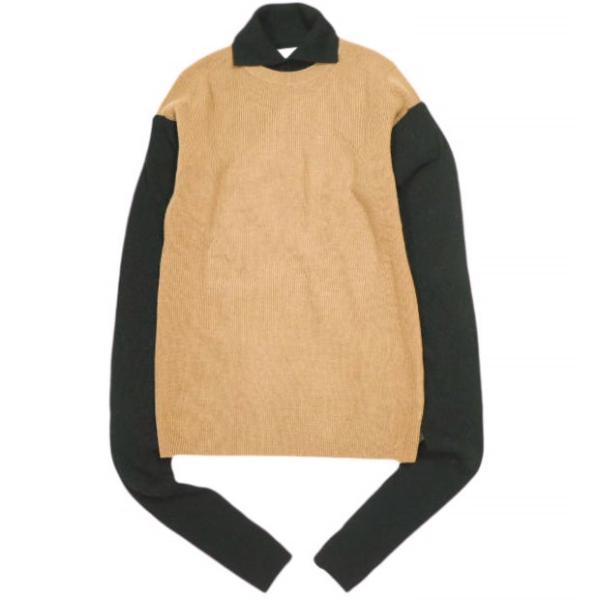 新品 TAN タン 23AW 日本製 LONG SLEEVES SWEATER ウールカシミヤ レイ...