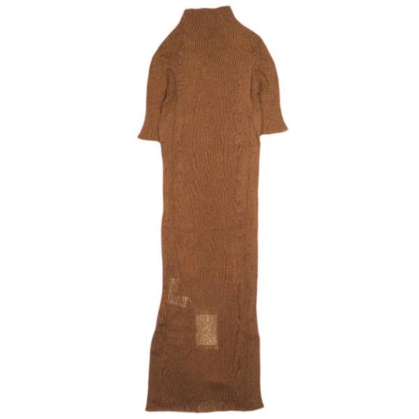 新品 TAN タン 22SS 日本製 SPARKLE DRESS リブ編みニットロングワンピース T...