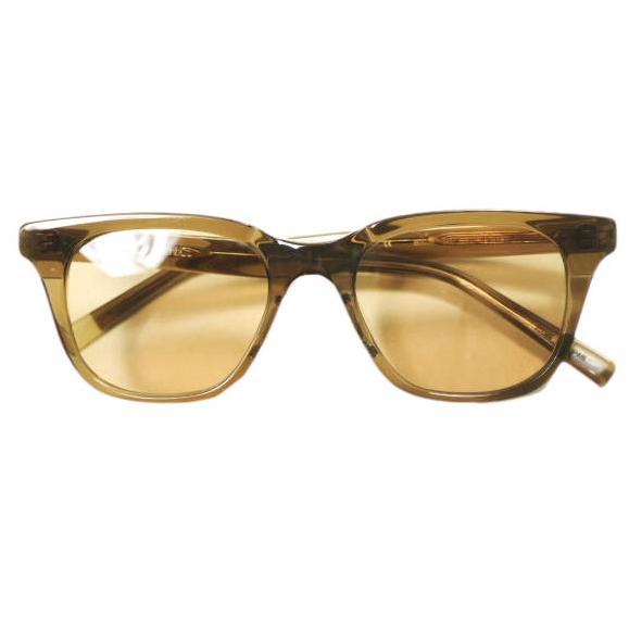 BLANC.. ブラン 日本製 B0026 MAP ウェリントンサングラス Lt.Brown/Lt....