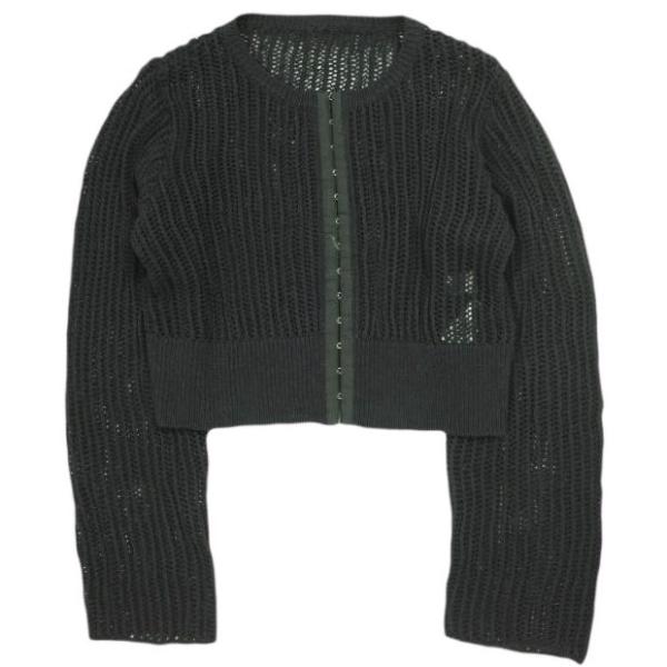 Ray BEAMS レイビームス 24SS フロントホッククルーネックカーディガン 61-15-10...