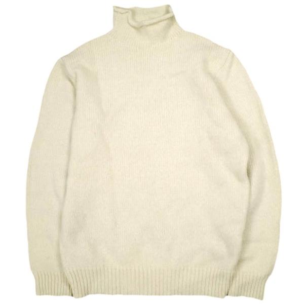 KATO カトー モックネックニット KN531121-150501 L IVORY セーター ウー...