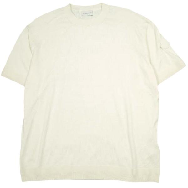 MONCLER モンクレール 25SS スリーブアイコン ハイゲージ シルクコットンショートスリーブ...