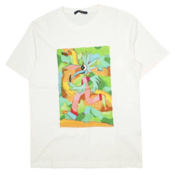 LOUIS VUITTON ルイ・ヴィトン 21SS LVフレンド インサイドアウトラベル Tシャツ...
