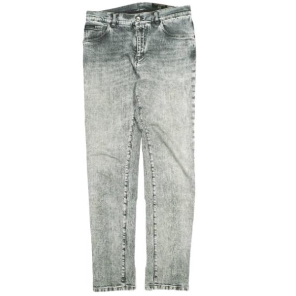 DOLCE＆GABBANA ドルチェアンドガッバーナ イタリア製 ロゴプレート付き スリムデニムパン...