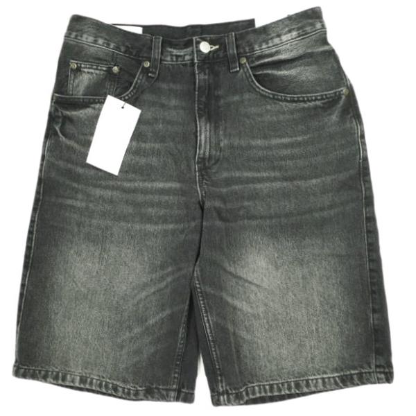 新品 ZARA ザラ BAGGY SHORT ブラックデニムバギーショーツ 4060/400/800...