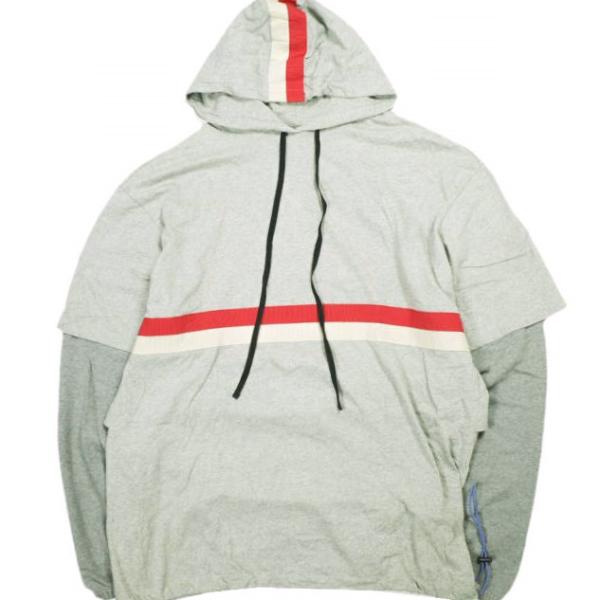 UNRAVEL PROJECT アンレーベルプロジェクト JERSEY DRAWSTRING HOO...