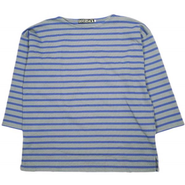 HAVERSACK ハバーザック 25SS 日本製 BASQUE SHIRT 天笠ボーダーバスクシャ...
