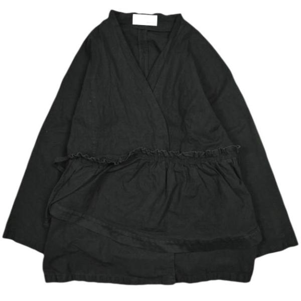 Ebonyivory エボニーアイボリー 日本製 コットンナイロン ノーカラージャケット 20-01...