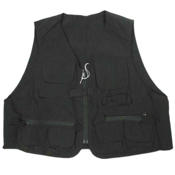新品 un/unbient アン 23AW I WANT VEST リップストップナイロン フィッシ...