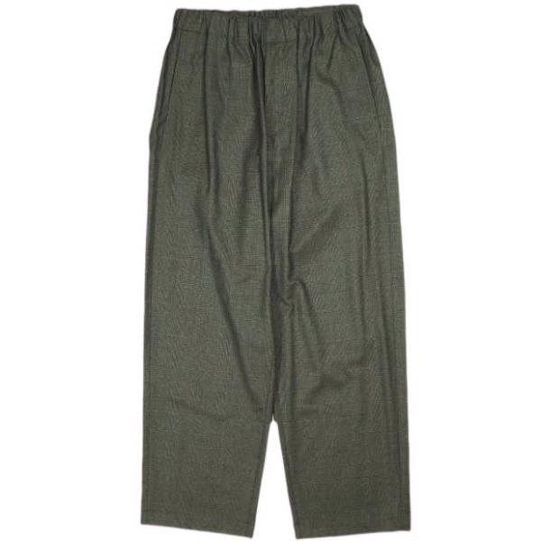 新品 un/unbient アン 24AW EASY TROUSERS Super120s 梳毛フラ...