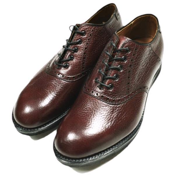 新品 ALDEN オールデン 1980's〜 DEADSTOCK グレインレザー サドルシューズ 5...