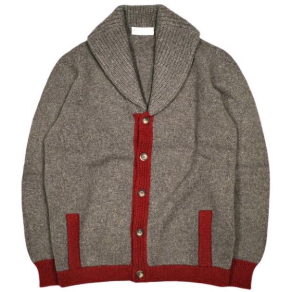 ARNYS PARIS アルニス イタリア製 ウールカシミヤ ショールカラーカーディガン 1113-...