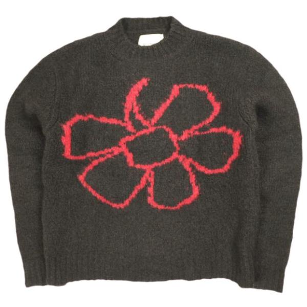 Paloma Wool パロマウール 23AW FLOREKE フラワー刺繍 アルパカクルーネックニ...