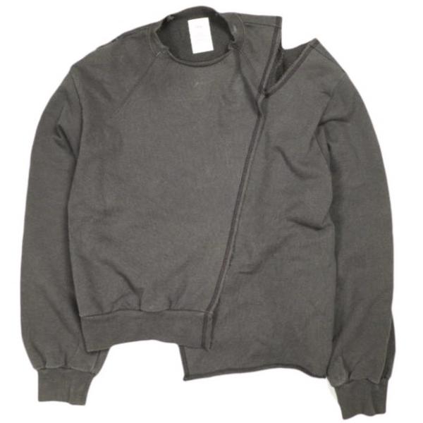 Name. ネーム 20AW 日本製 アシンメトリックレイヤードクルーネックスウェット W-NMCU...