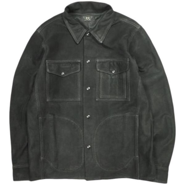 RRL ダブルアールエル 25AW ラフアウトスエード ワークシャツ MNRRWOV16820377...