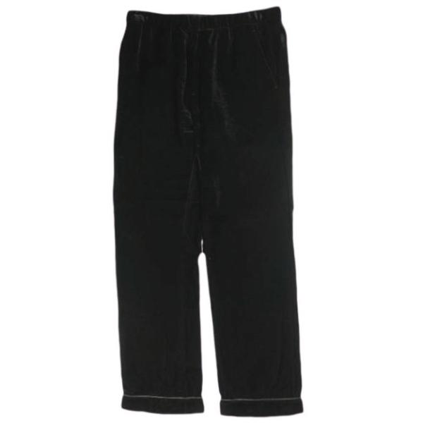 PRADA プラダ Velvet Drawstring Pants アップリケロゴ ベルベットドロー...