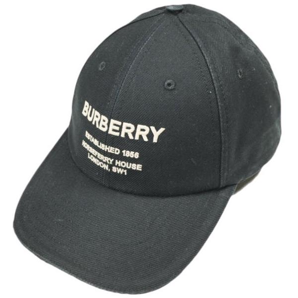 BURBERRY バーバリー イタリア製 ホースフェリー刺繍 ベースボールキャップ 8057625 ...