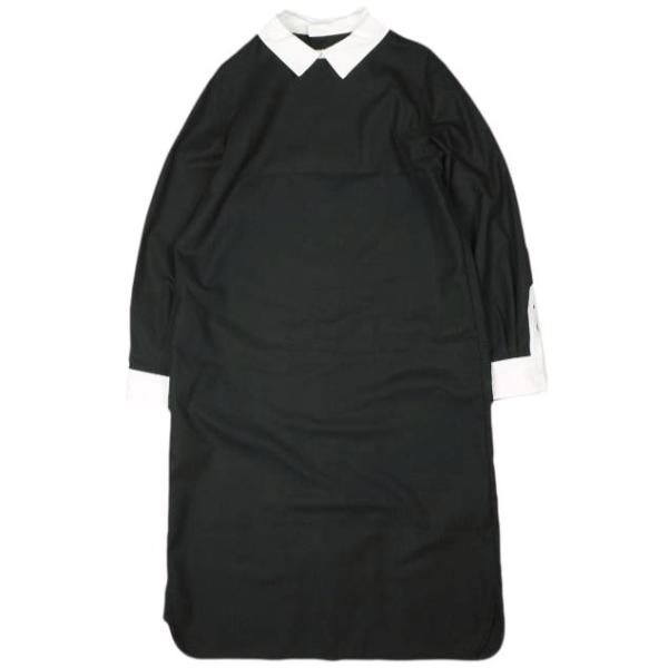 BEAMS BOY ビームスボーイ 19AW ヘリンボーンクレリックシャツワンピース 13-26-0...