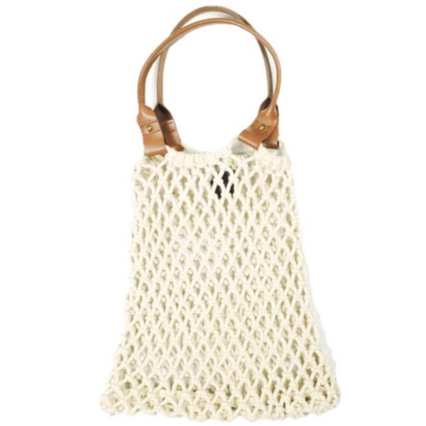 MAISON N.H PARIS メゾンエヌアッシュパリ GOA メッシュトートバッグ NATURA...