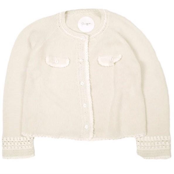 Pheeta フィータ 26SS Lacey Cardigan ガーター編みクルーネックカーディガン...