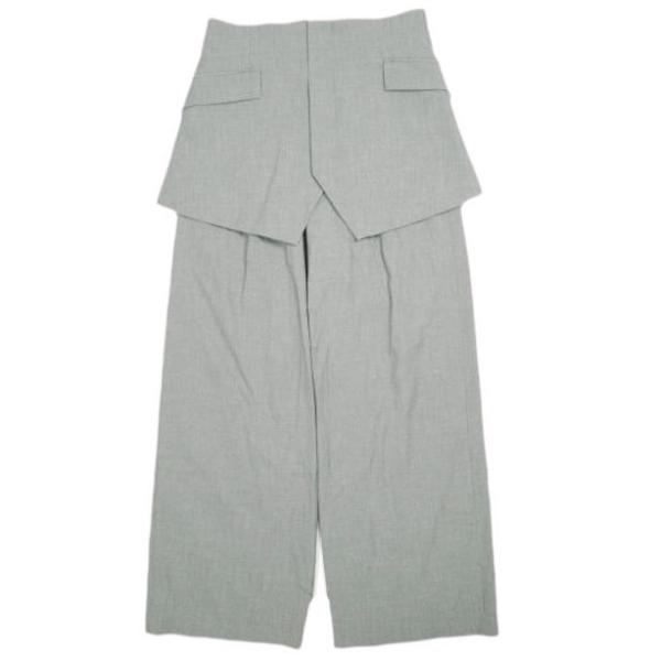 ADAM ET ROPE アダムエロペ 23SS サステナブル コルセットコンビセミワイドパンツ G...