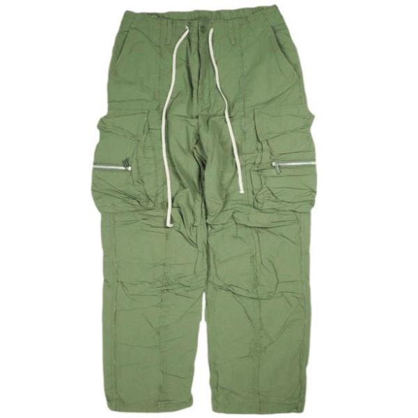 Danke Schon ダンケシェーン 23AW 水溶性ボンディングジップカーゴパンツ Free O...