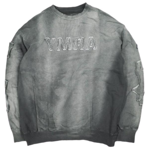 Danke Schon ダンケシェーン 24AW SPRAYED CREW NECK SWEAT ス...