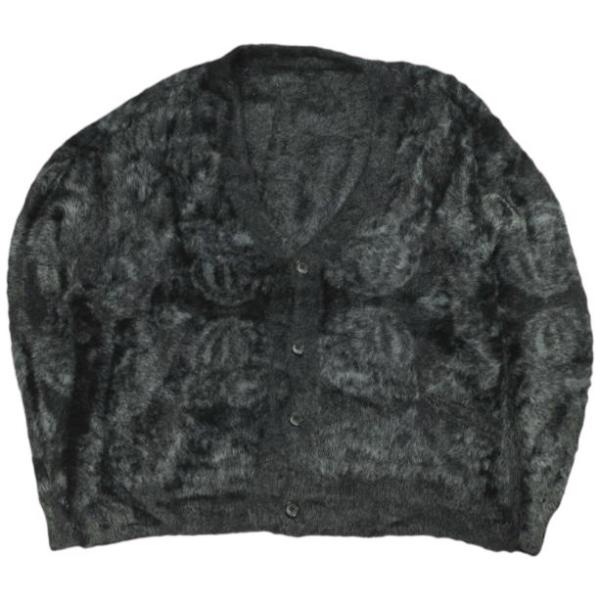 Danke Schon ダンケシェーン SHAGGY CARDIGAN シャギーニットVネックカーデ...