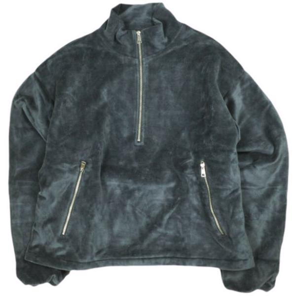 Danke Schon ダンケシェーン W-FACE VELOUR HALF ZIP STAND ダ...