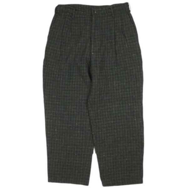 新品 un/unbient アン CLASSIC WOOL TWEED 2TUCK PANTS クラ...