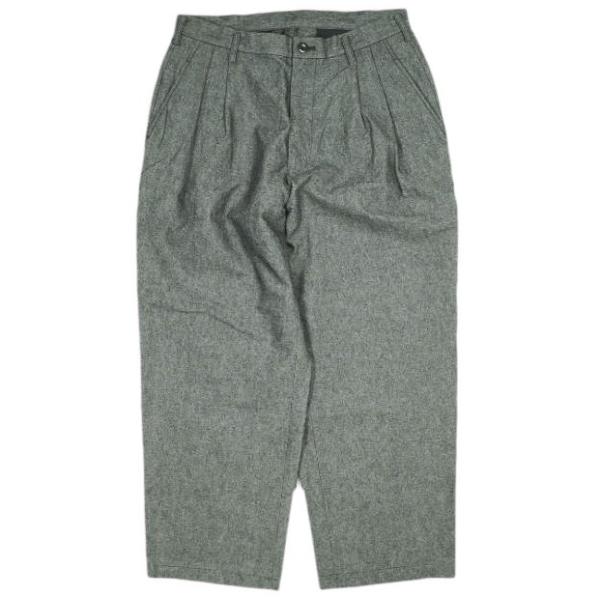 新品 un/unbient アン 2TUCK TROUSERS コットンウールツータックトラウザーズ...