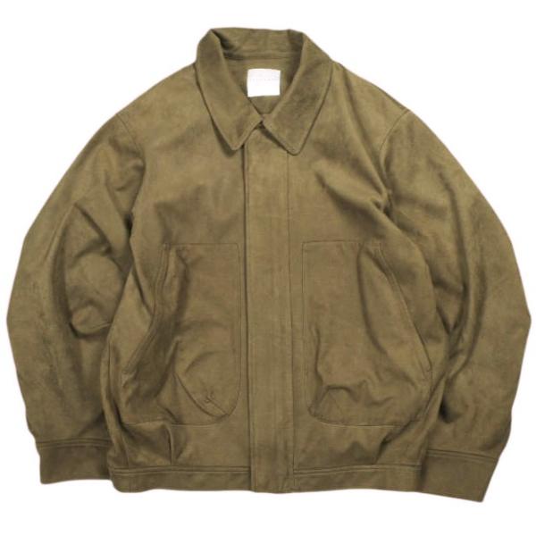 CITYSHOP シティショップ 25SS FAUX SUEDE VOLUME BLOUSON フェ...