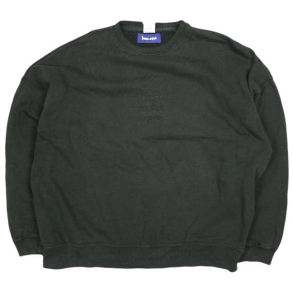 IMA:ZINE イマジン Embroidery Logo Sweat ロゴ刺繍オーバーサイズ裏毛ス...