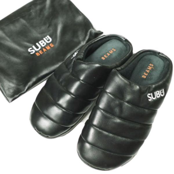 SUBU x BEAMS スブ ビームス 別注 フェイクレザー サンダル 2021 0(22cm-2...