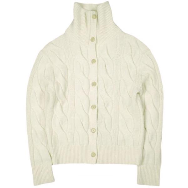 POLO RALPH LAUREN ポロ・ラルフローレン ケーブル ウールカシミヤ ファネルネックカ...